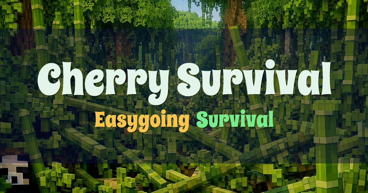 Cherry Survival Survival Minecraft server