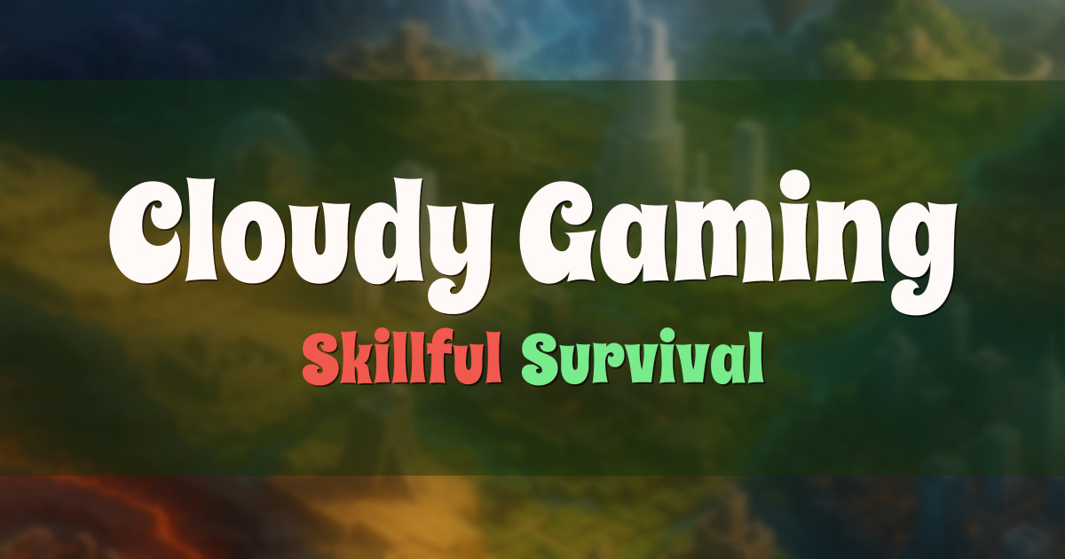 Cloudy Gaming Survival Minecraft server