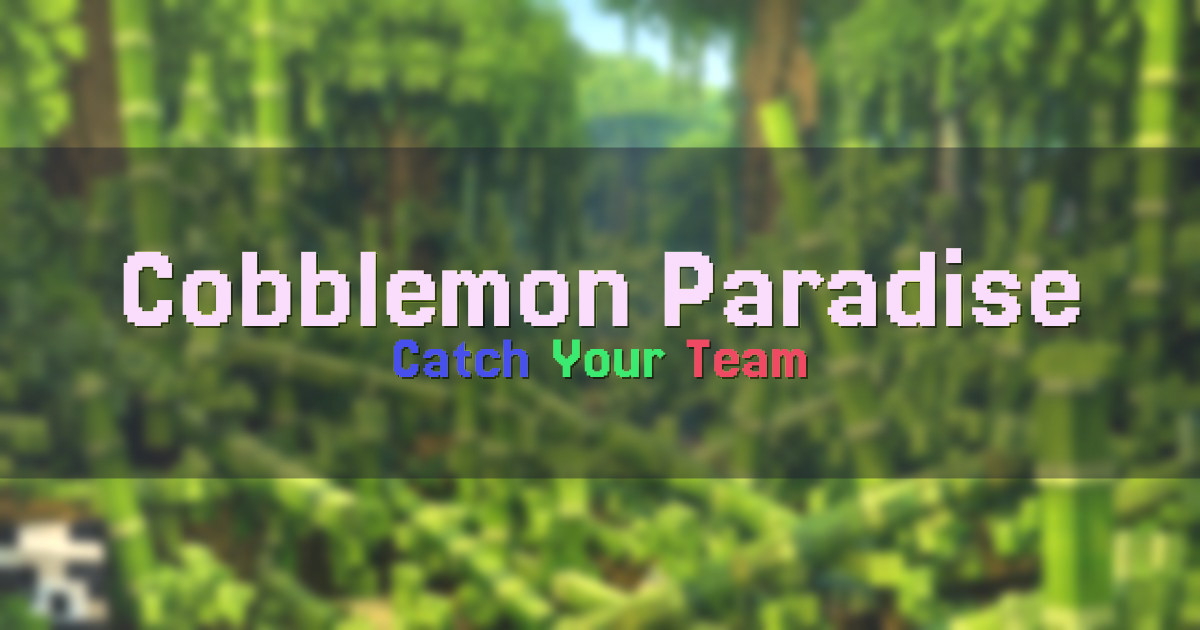 Cobblemon Paradise Modded Minecraft server