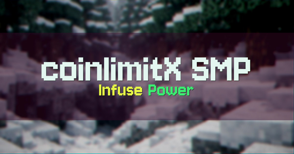 coinlimitX SMP Survival Minecraft server