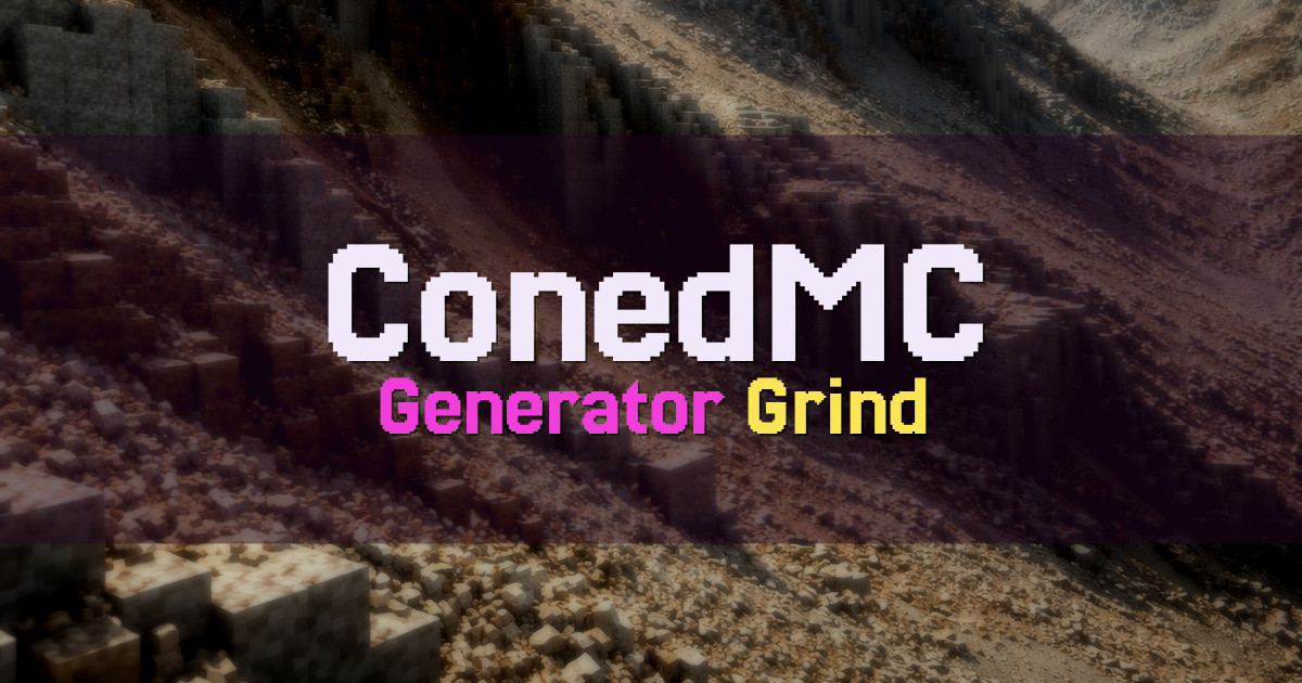 ConedMC Skyblock Minecraft server