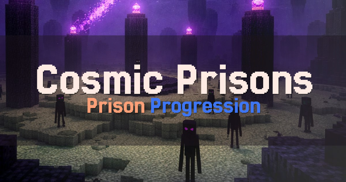Cosmic Prisons Prison Minecraft server