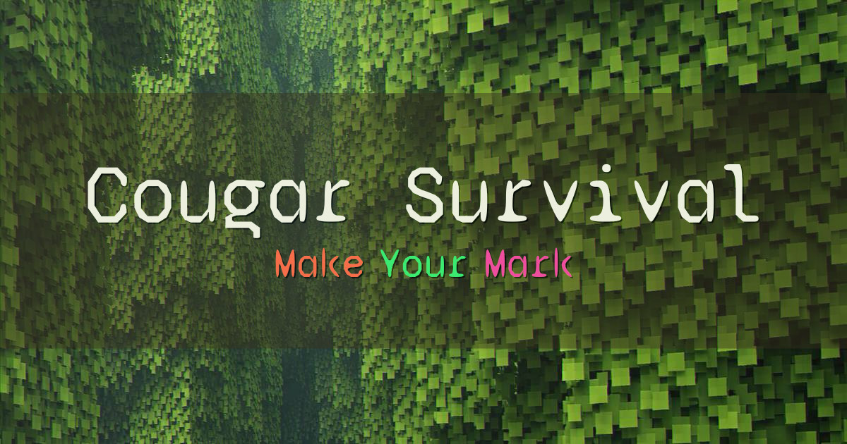 Cougar Survival SMP Minecraft server