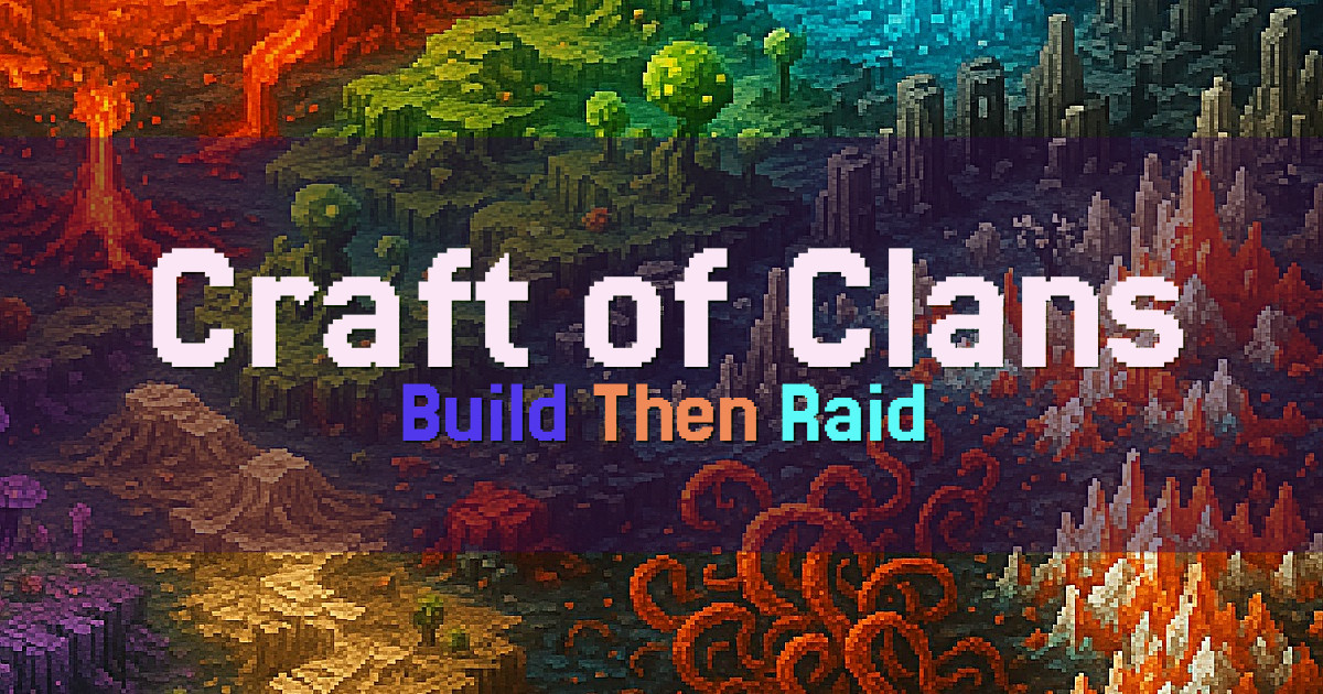 Craft of Clans Raiding Minecraft server