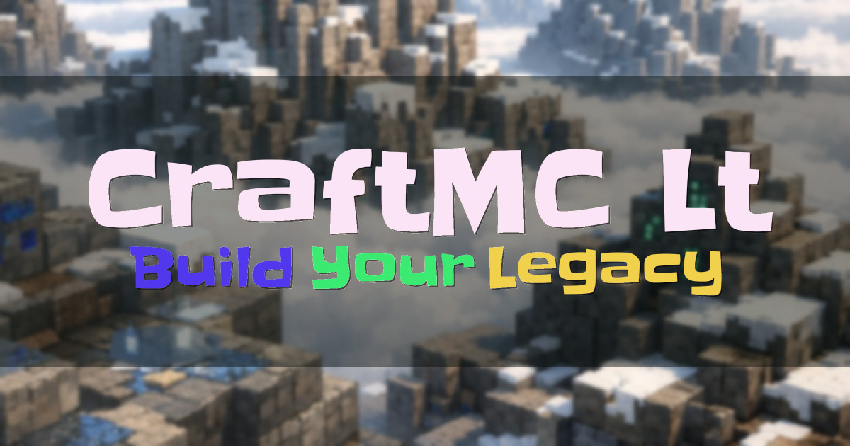 CraftMC.Lt Factions Minecraft server