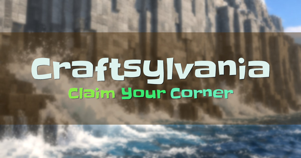 Craftsylvania SemiVanilla Minecraft server