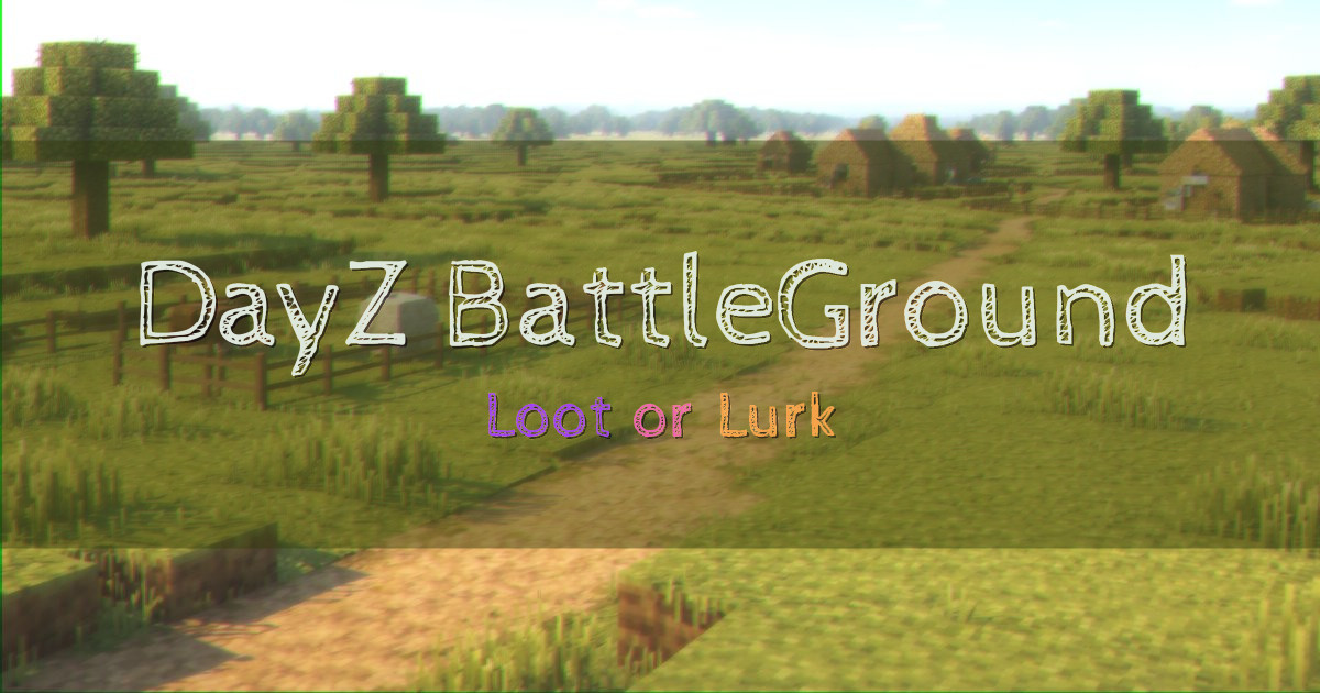 DayZ BattleGround Zombie Minecraft server