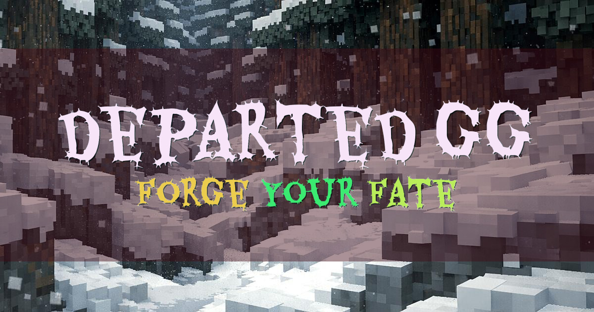departed.gg RPG Minecraft server