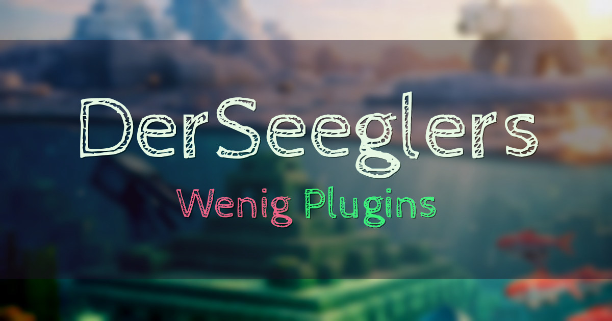 DerSeeglers Vanilla Minecraft server