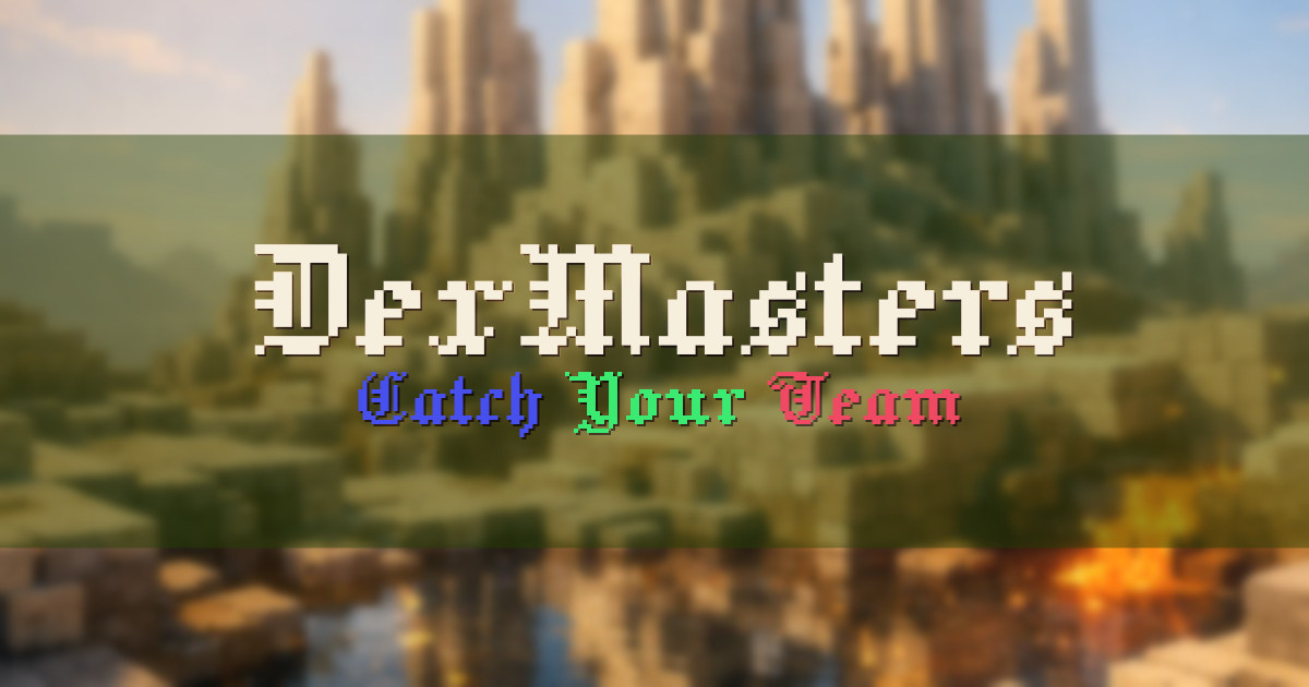 DexMasters Pixelmon Minecraft server