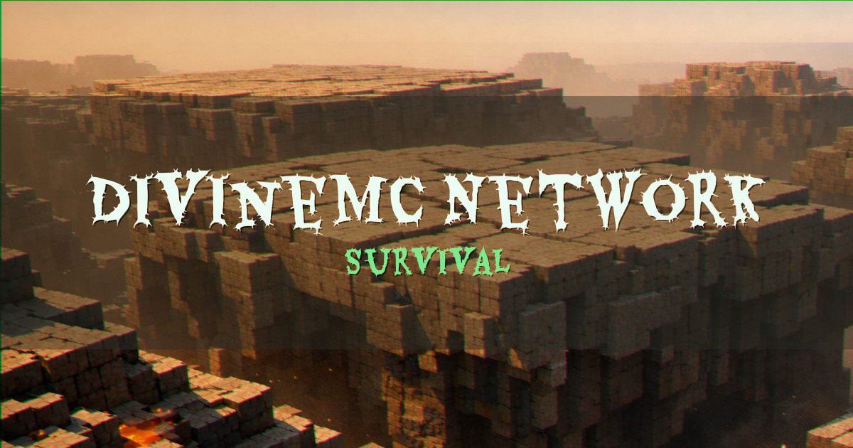 Banner for DivineMC Network Survival (mc.divinemc.es)