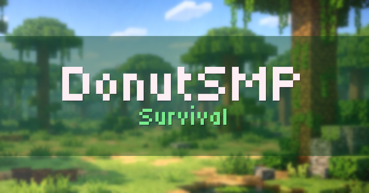 Banner for DonutSMP Survival (donutsmp.net)