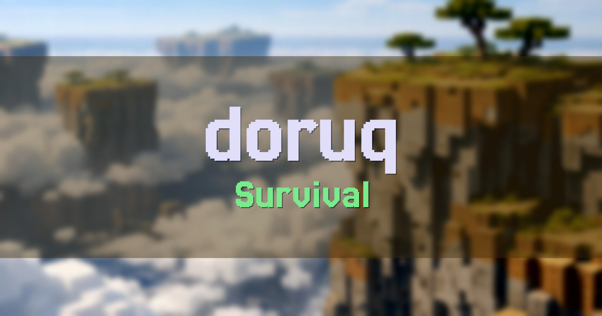 doruq Survival Minecraft server