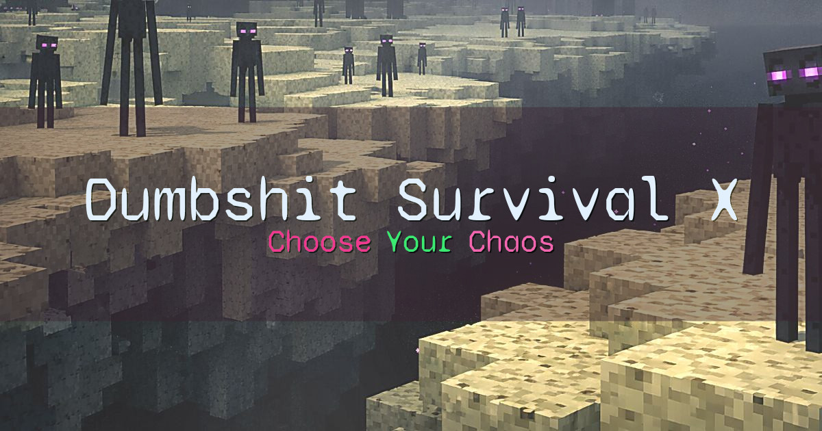 Dumbshit Survival X Network Minecraft server