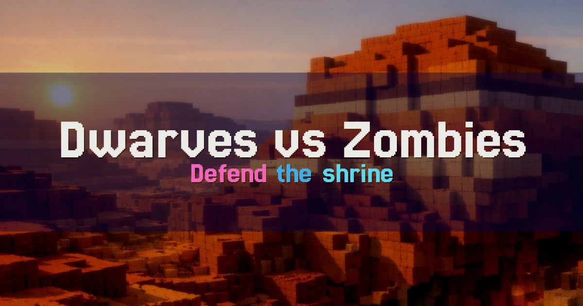 Dwarves vs Zombies Minigames Minecraft server
