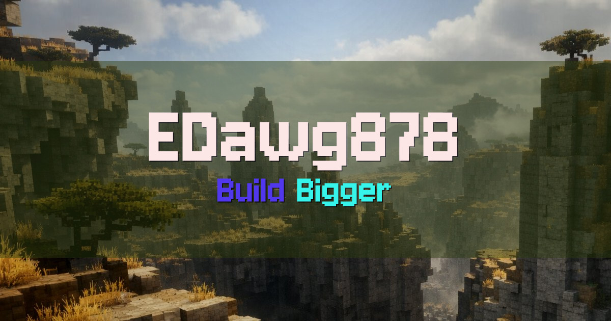 EDawg878 Creative Minecraft server