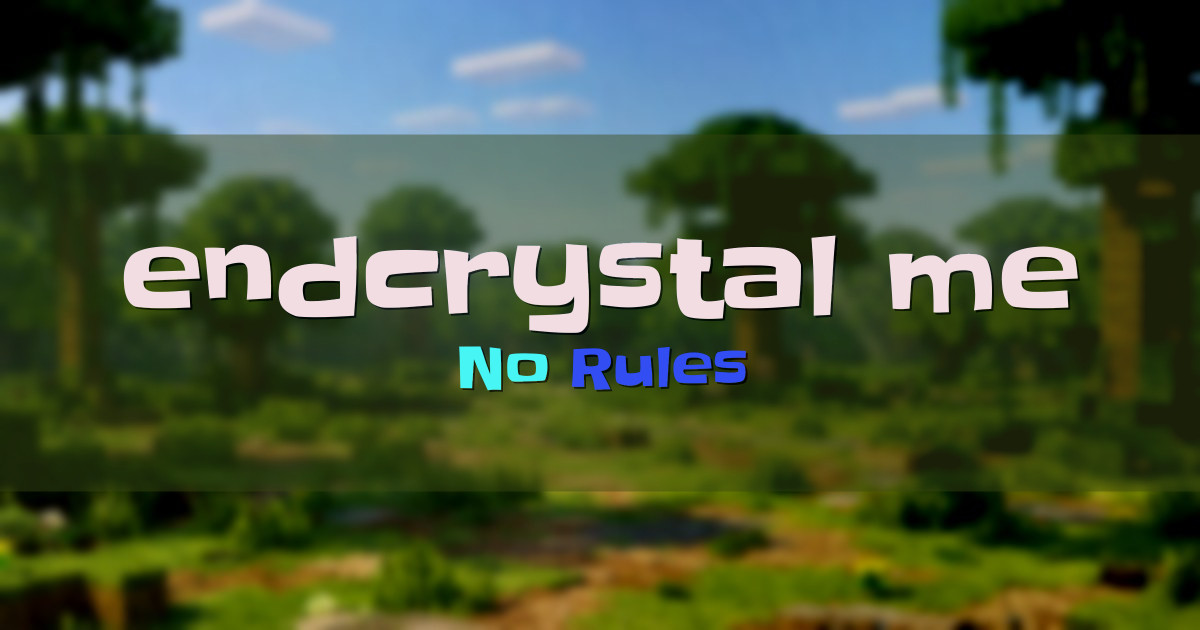 endcrystal.me Anarchy Minecraft server