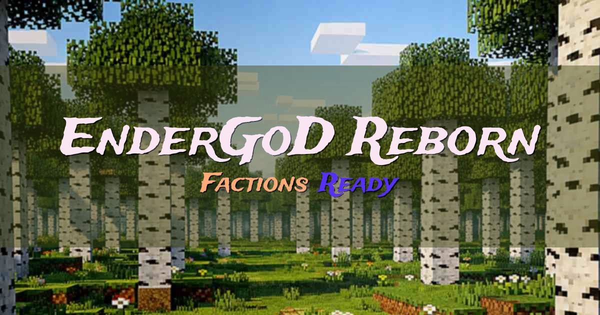 EnderGoD Reborn Network Minecraft server