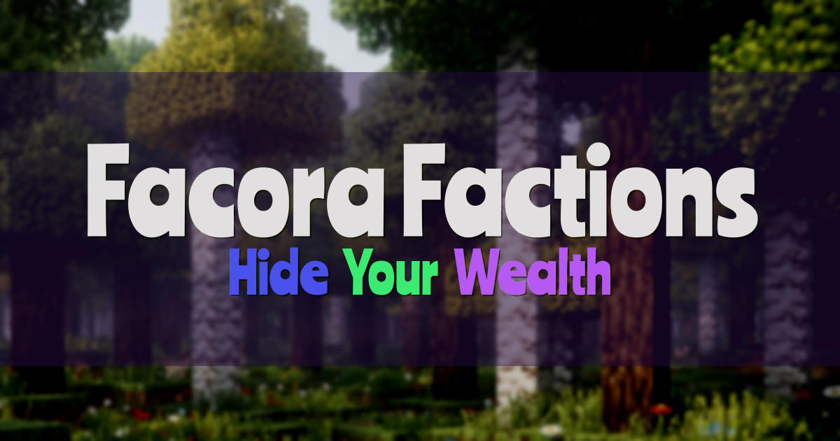 Facora Factions Minecraft server