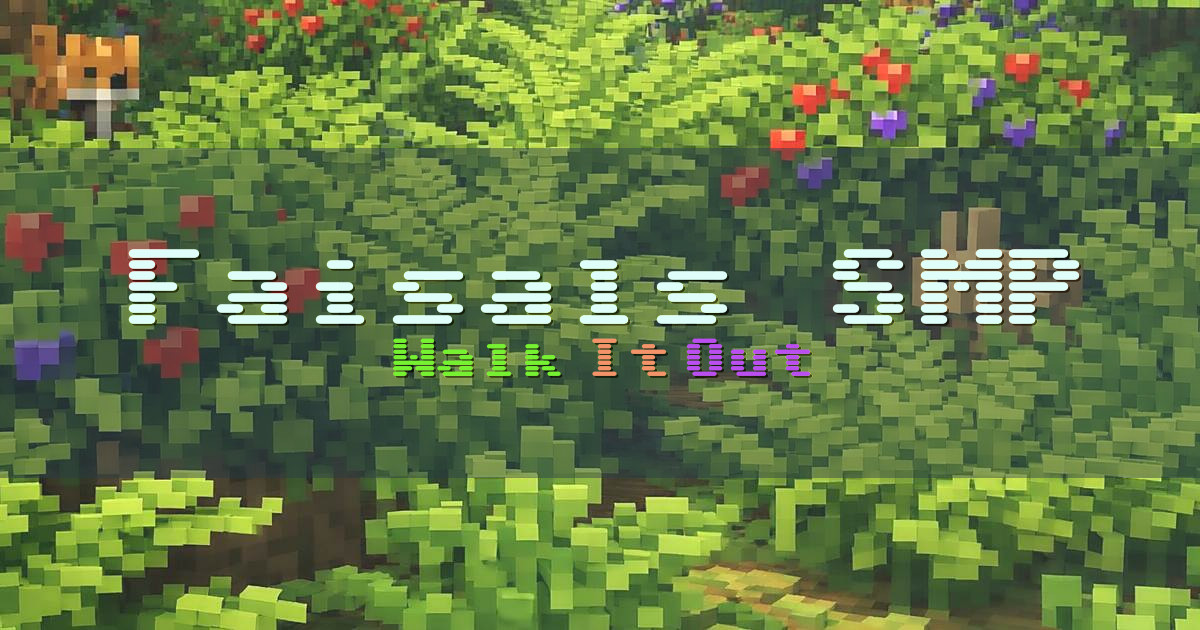 Faisals SMP Survival Minecraft server