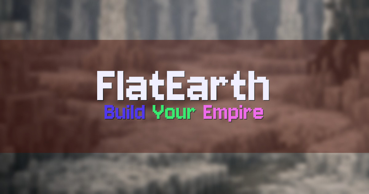 FlatEarth Towny Minecraft server