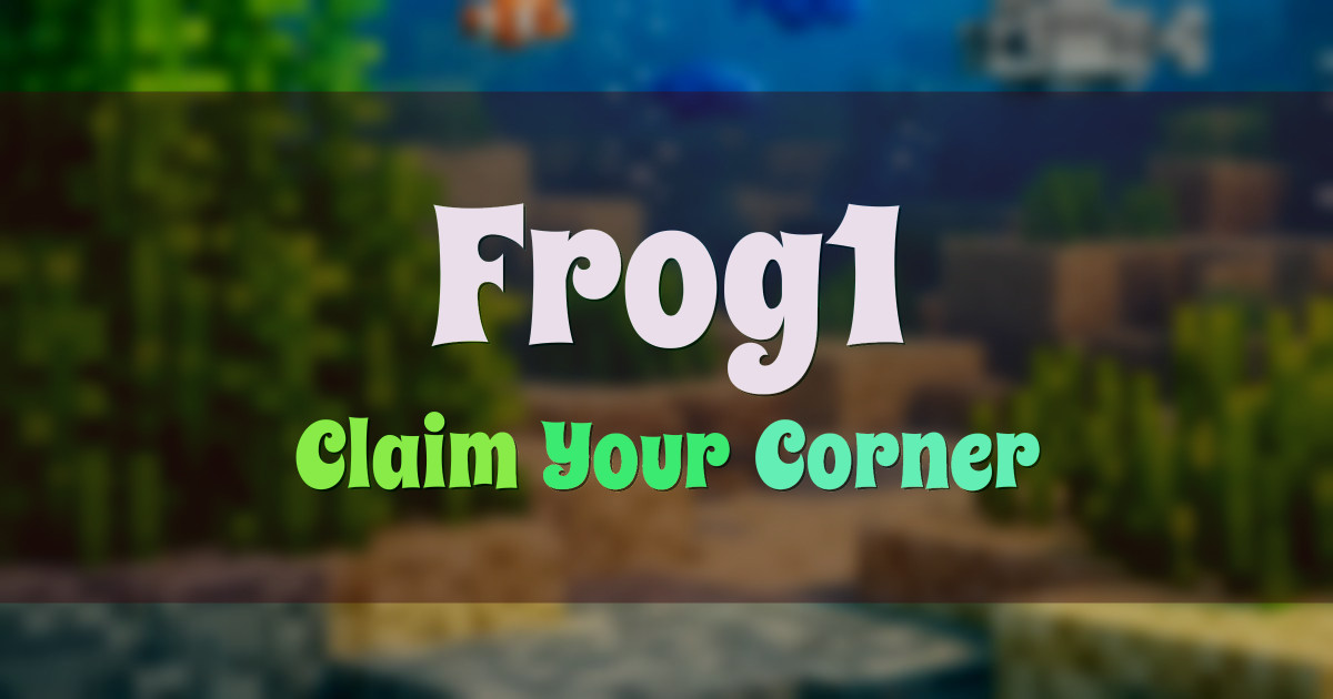 Frog1 SMP Minecraft server