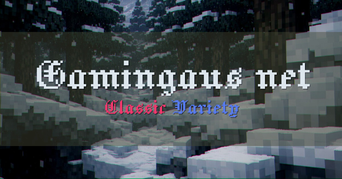 Gamingaus.net Survival Minecraft server