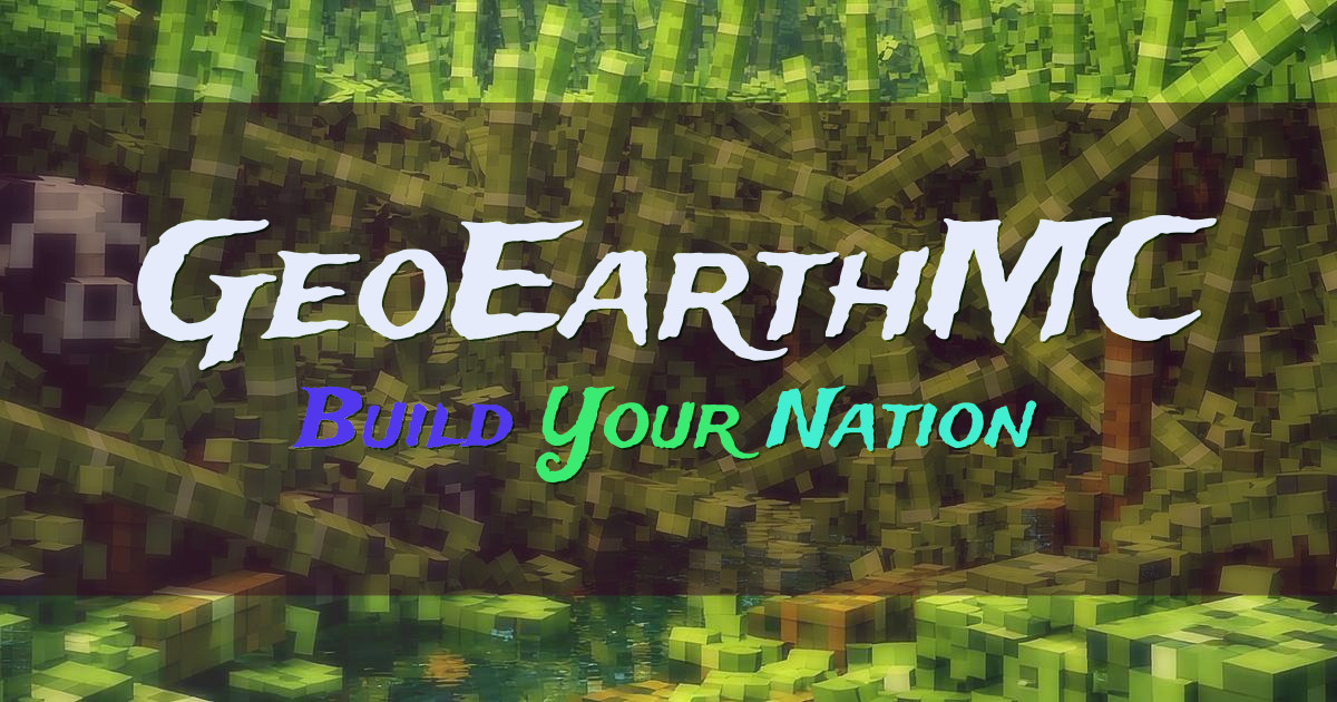 GeoEarthMC Earth Minecraft server