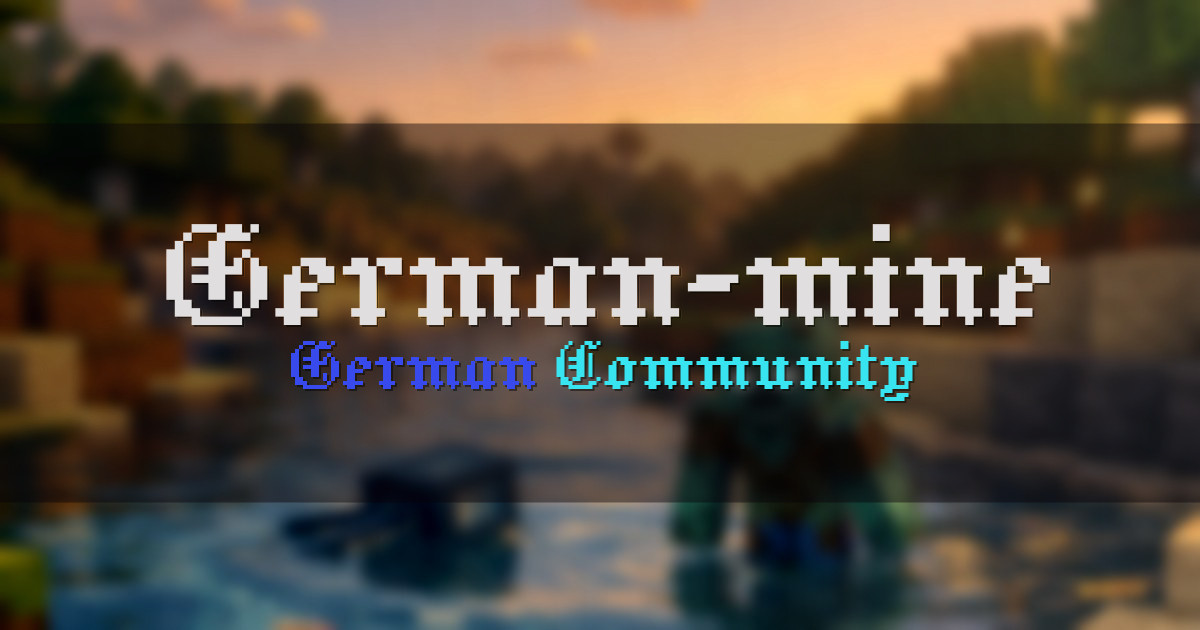 German-mine German Minecraft server