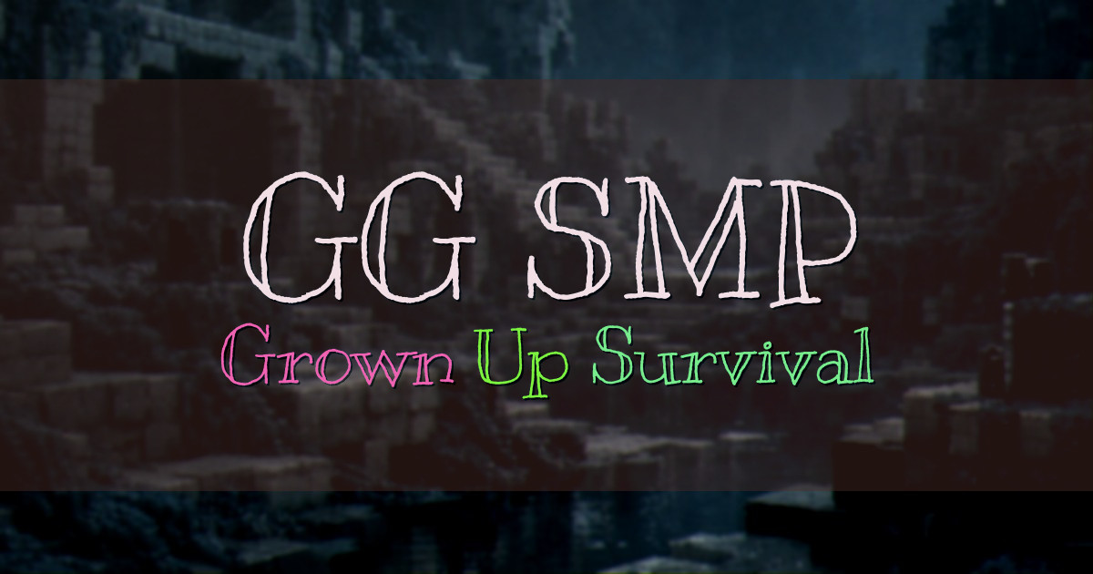 GG SMP Survival Minecraft server