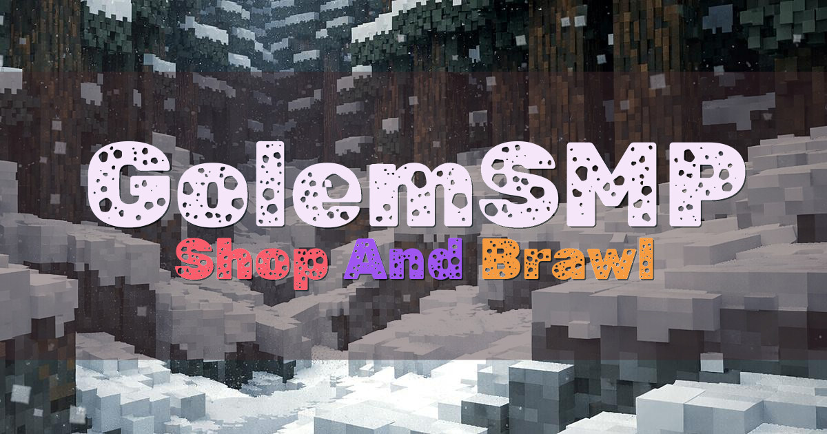 GolemSMP Survival Minecraft server