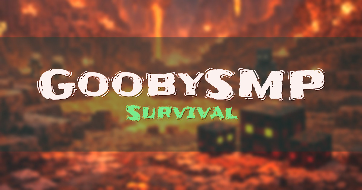 Banner for GoobySMP Survival (play.goobysmp.org)