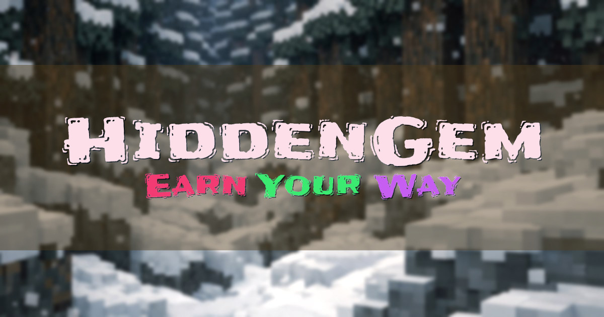 HiddenGem Survival Minecraft server