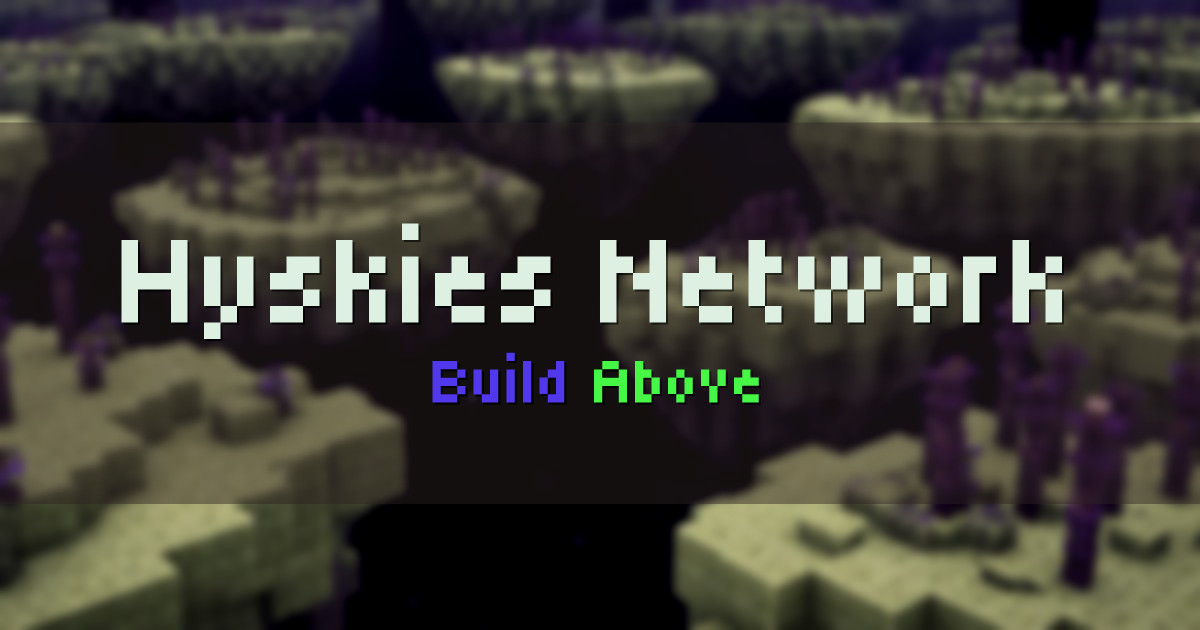 Hyskies Network Skyblock Minecraft server