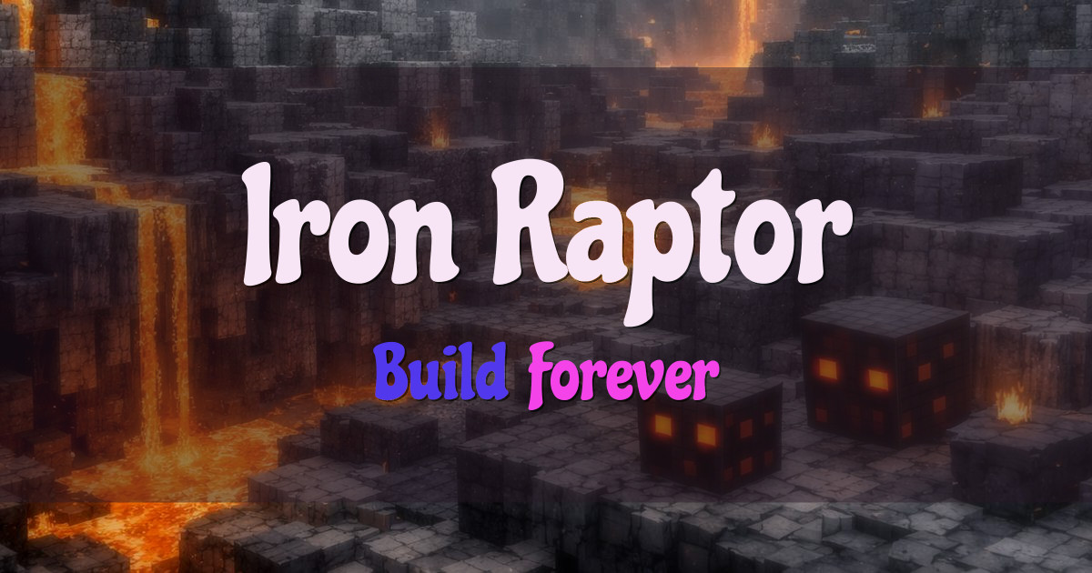 Iron Raptor Survival Minecraft server