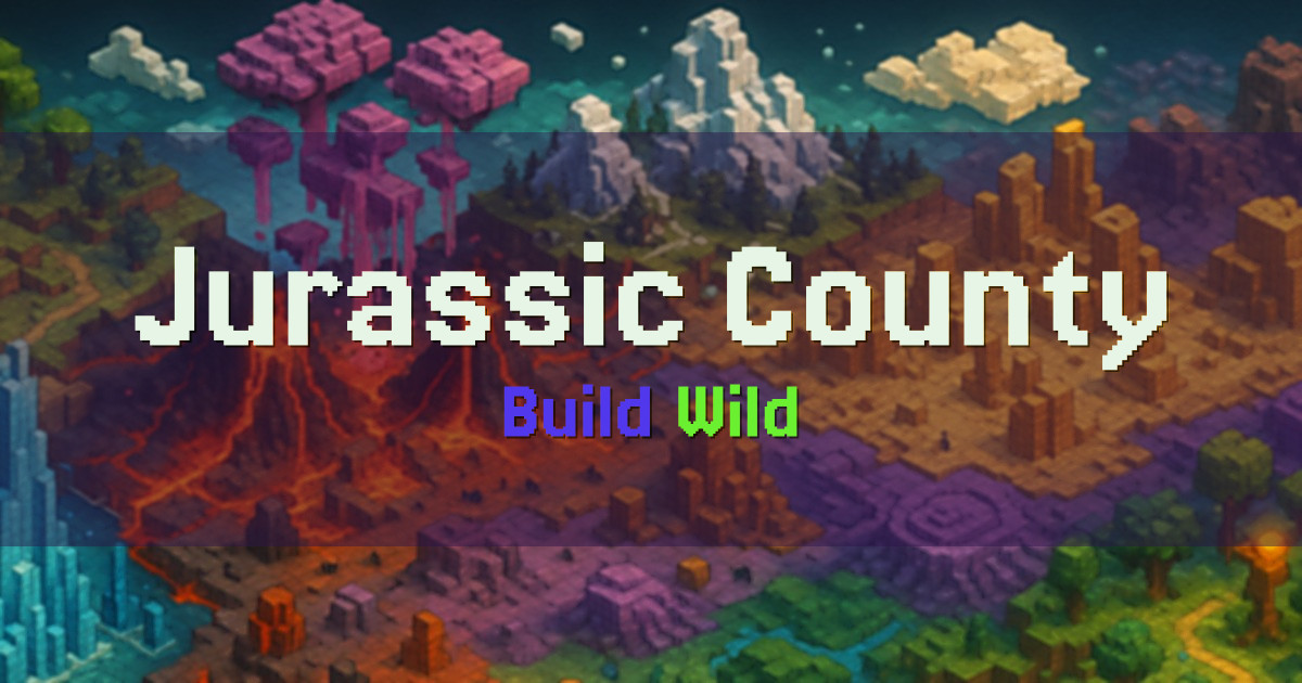 Jurassic County Creative Minecraft server
