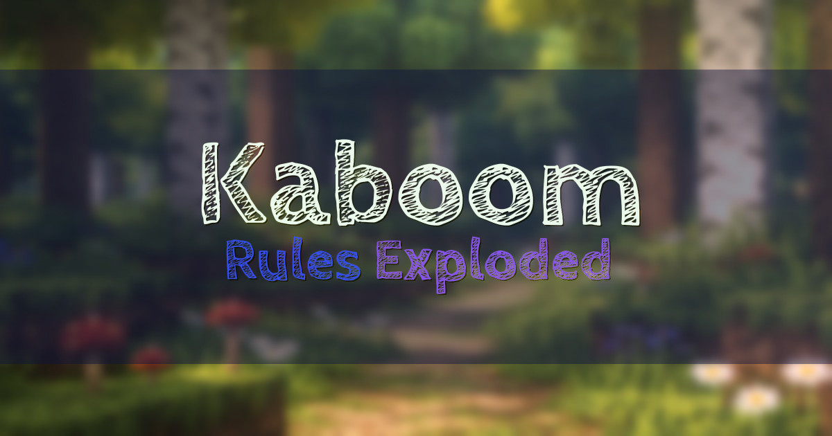Kaboom Anarchy Minecraft server
