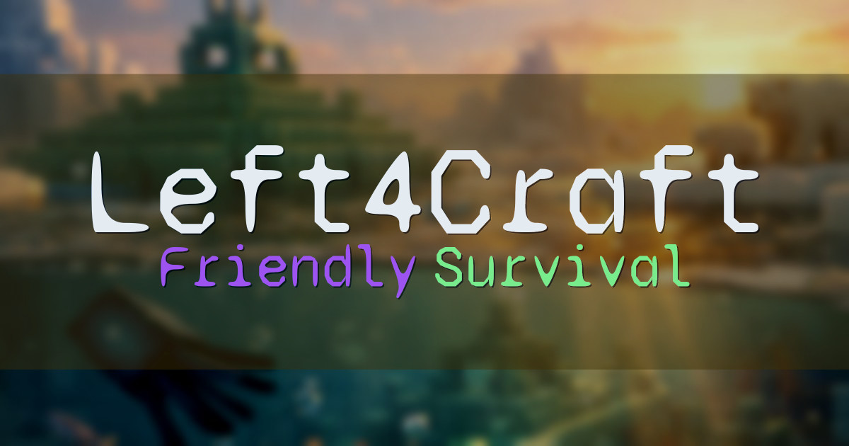 Left4Craft SemiVanilla Minecraft server