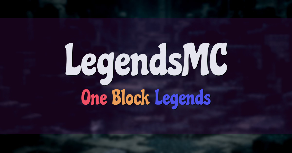 LegendsMC Network Minecraft server