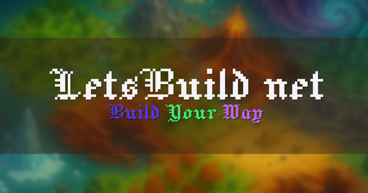 LetsBuild.net Network Minecraft server