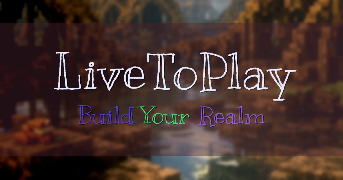 LiveToPlay Survival Minecraft server