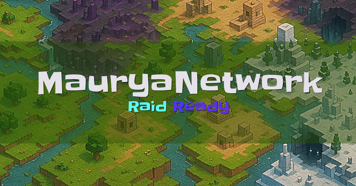 MauryaNetwork Network Minecraft server