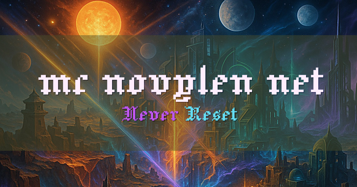 mc.novylen.net Survival Minecraft server