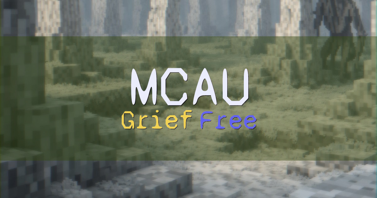 MCAU Survival Minecraft server