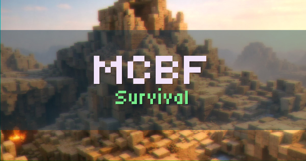 Banner for MCBF Survival (mc.mcbf.pw)