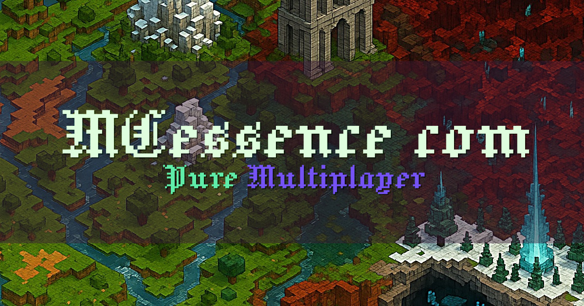 MCessence.com Vanilla Minecraft server