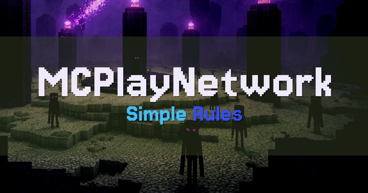 MCPlayNetwork Survival Minecraft server