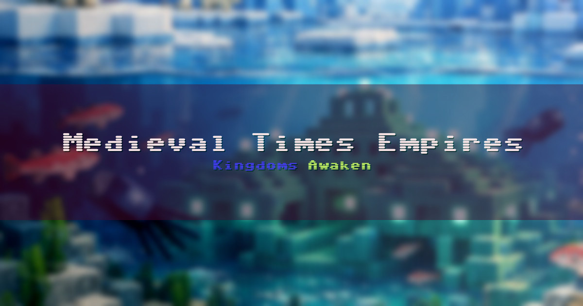 Medieval Times Empires Rising RPG Minecraft server