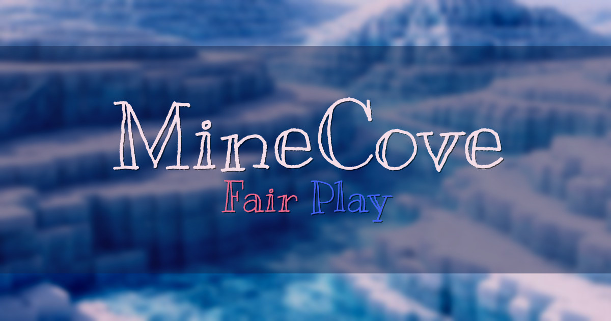 MineCove Survival Minecraft server