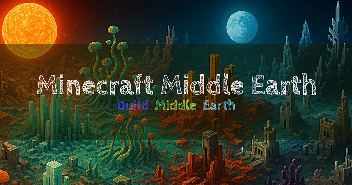 Minecraft Middle Earth Creative Minecraft server
